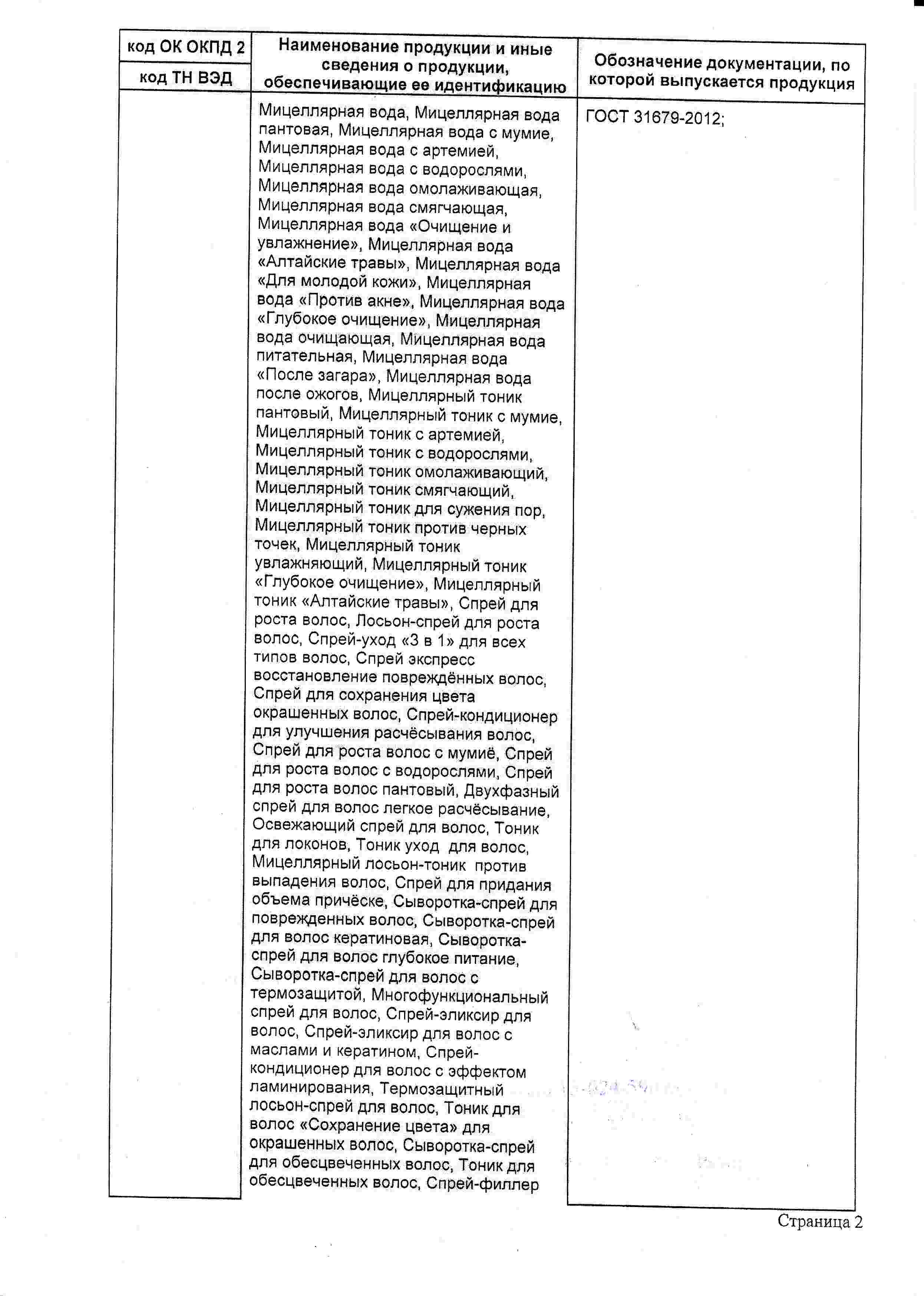 Декларация доп №2